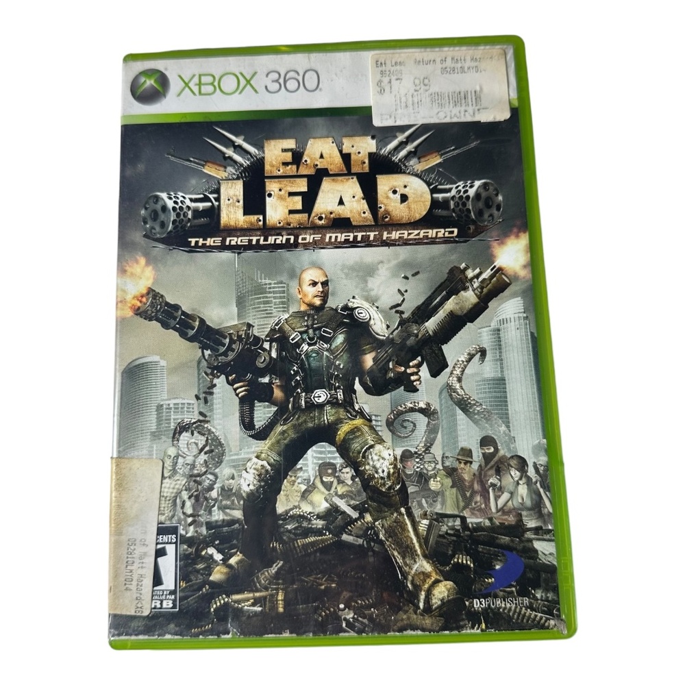 Xbox 360 Eat Lead: The Return of Matt Hazard (Microsoft Xbox 360 2009) READ